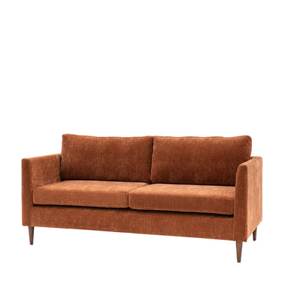 Bodhi Living Gateford Sofa 3 Seater Rust House of Isabella UK