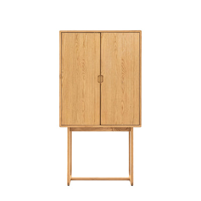 Bodhi Living Payton Cocktail Cabinet Natural 850x450x1600mm House of Isabella UK