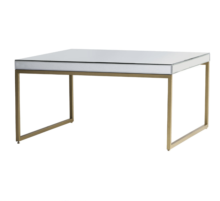 Bodhi Living Pippard Coffee Table Champagne W900 x D900 x H460mm House of Isabella UK