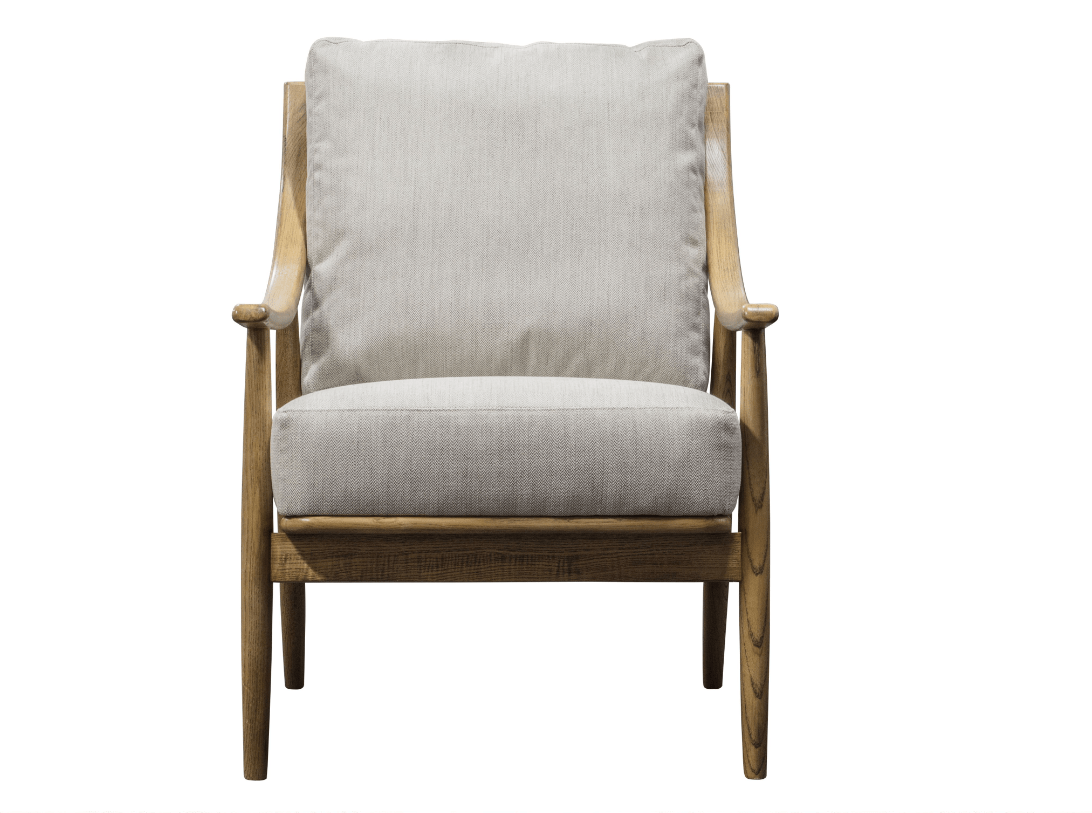Bodhi Living Reliant Armchair Natural Linen House of Isabella UK