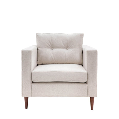Bodhi Living Whitwell Armchair Light Grey House of Isabella UK