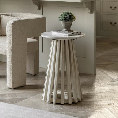 Bodhi Living Woodrow Side Table 400x400x600mm House of Isabella UK