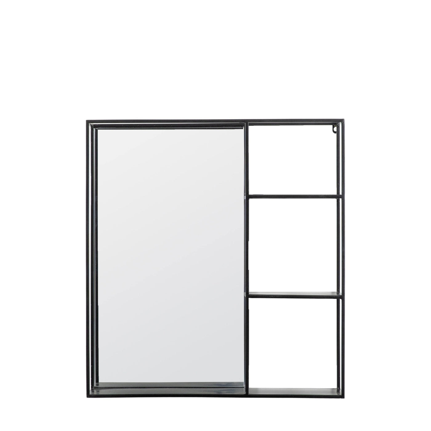 Bodhi Mirrors Bandrake Mirror Shelf Black 600x120x650mm House of Isabella UK
