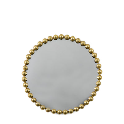 Bodhi Mirrors Blackwater Round Mirror Gold 800x35x800mm House of Isabella UK