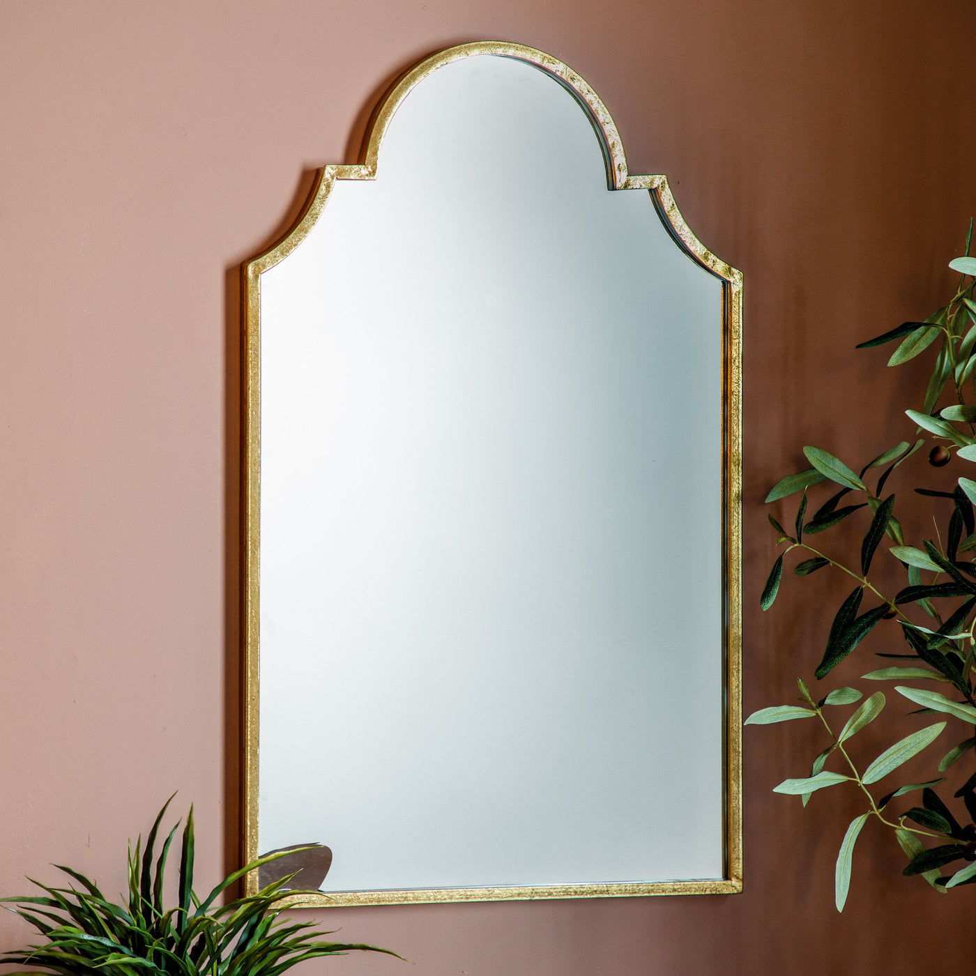 Bodhi Mirrors Blackwell Mirror Gold 500x20x800mm House of Isabella UK
