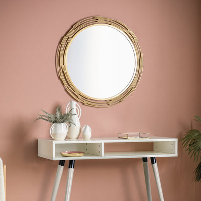 Bodhi Mirrors Botternell Mirror Gold 800x25x800mm House of Isabella UK