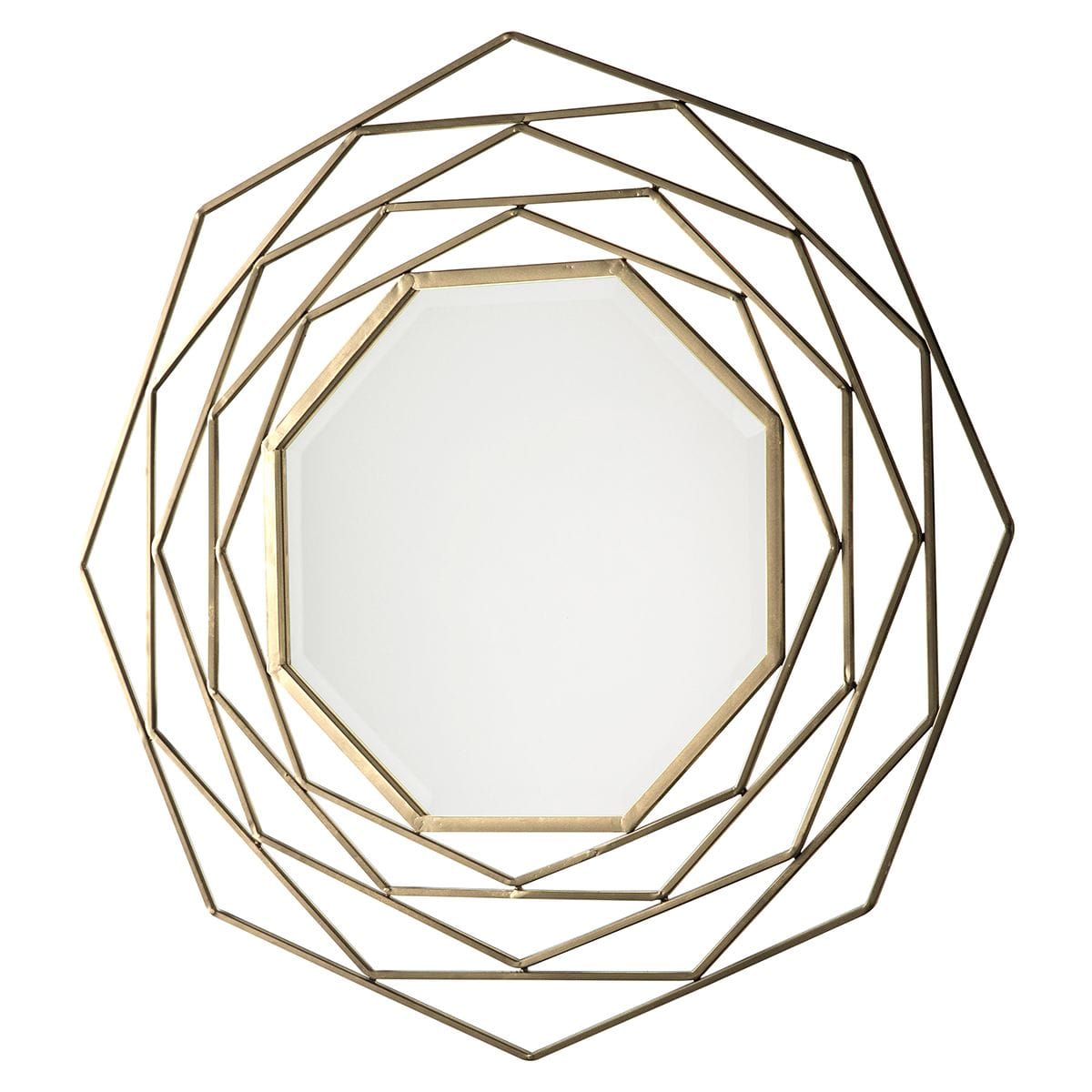 Bodhi Mirrors Burgess Mirror Gold W910 x H910mm House of Isabella UK