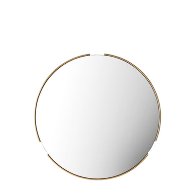 Bodhi Mirrors Cale Round Mirror Champagne W800 x D20 x H800mm House of Isabella UK