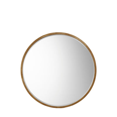 Bodhi Mirrors Chichester Round Mirror Antique Gold W800 x D20 x H800mm House of Isabella UK