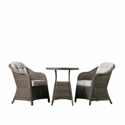 Bodhi Outdoors Calcot 2 Seater Bistro Set Natural House of Isabella UK