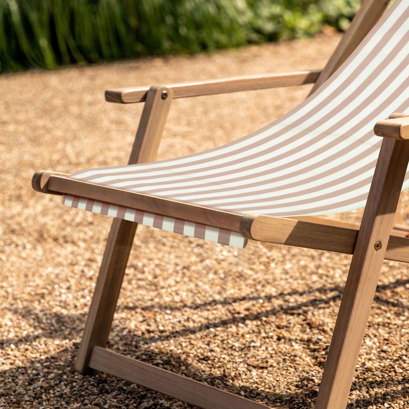 Bodhi Outdoors Creta Deck Chair Clay Stripe House of Isabella UK