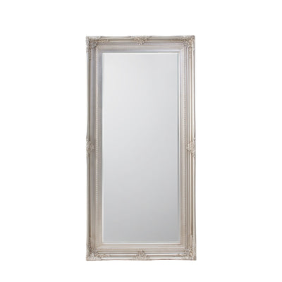 Bodhi Sleeping Caulcott Leaner Mirror Silver 67x33" House of Isabella UK