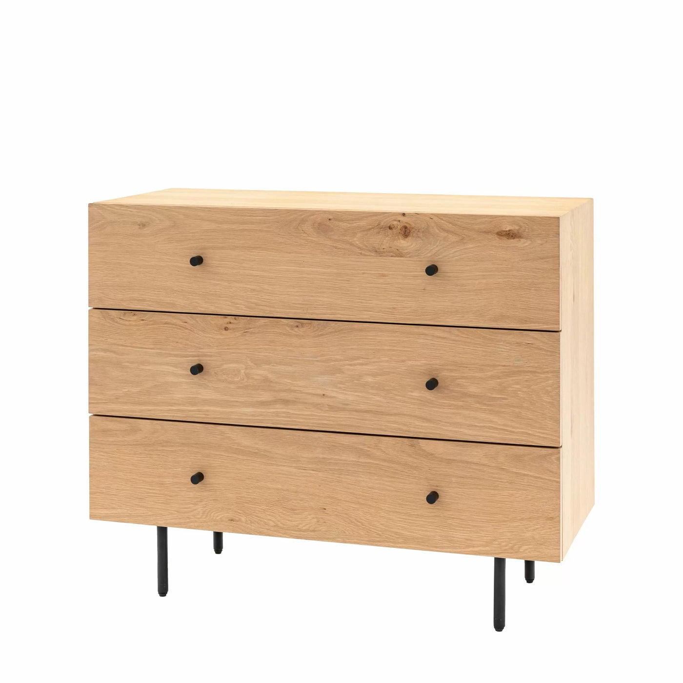 Bodhi Sleeping Netham 3 Drawer Chest Natural 400x900x750mm House of Isabella UK