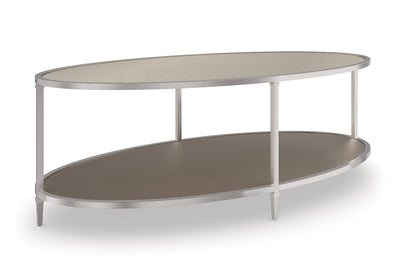 Caracole Living Caracole Shimmer Oval Coffee Table House of Isabella UK