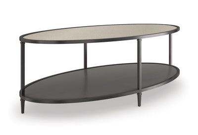Caracole Living Caracole Smoulder Oval Coffee Table House of Isabella UK