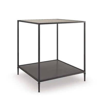 Caracole Living Caracole Smoulder Square End Table House of Isabella UK
