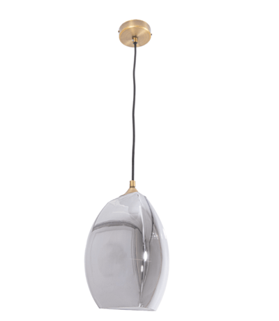RV Astley Lighting Talence Pendant - Antique Brass & Smoke Glass | OUTLET House of Isabella UK