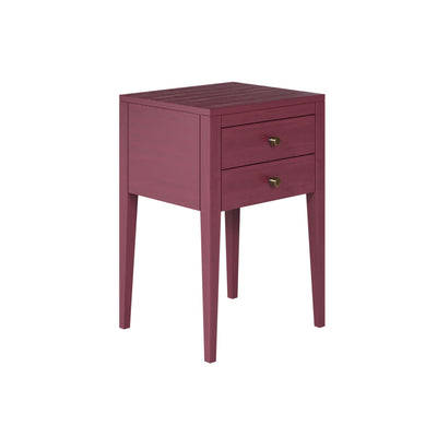 DI Designs Sleeping Radford Bedside - Red - 2 Drawers House of Isabella UK