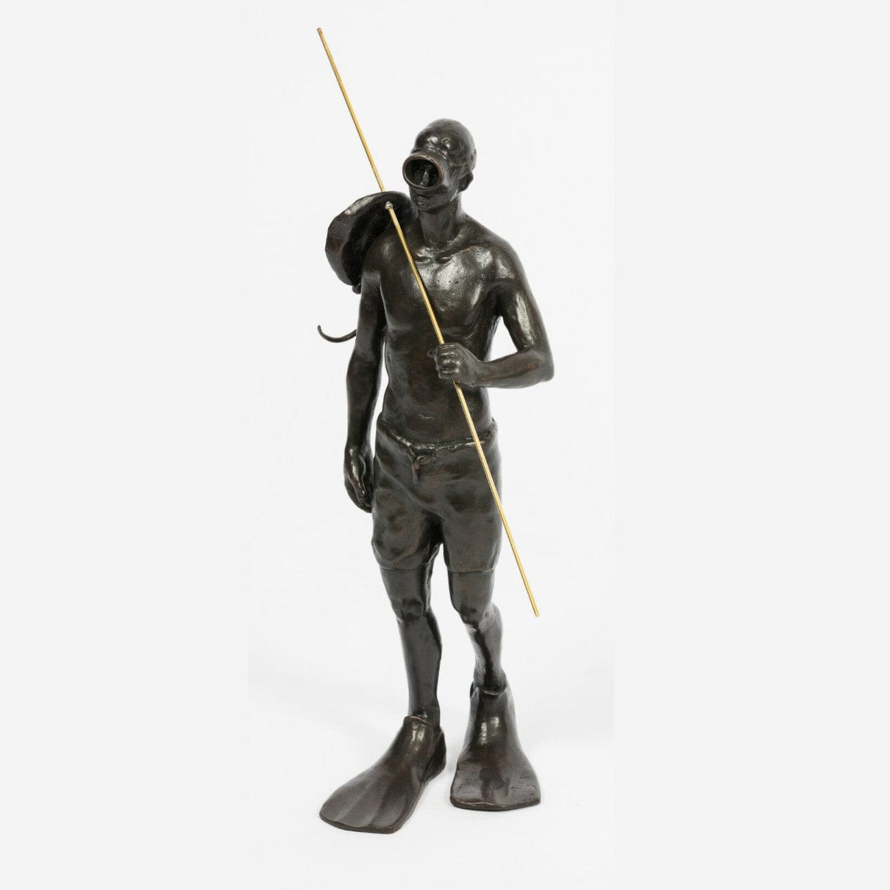 Eccotrading Design London Accessories Bronze Figure Scuba Diver House of Isabella UK