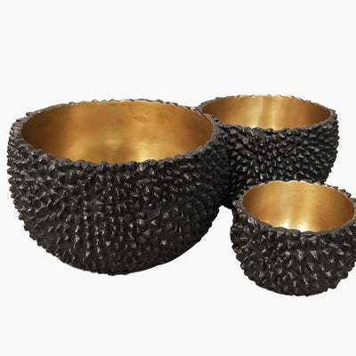 Eccotrading Design London Accessories Bronze Jackfruits Bowls set of 3 House of Isabella UK