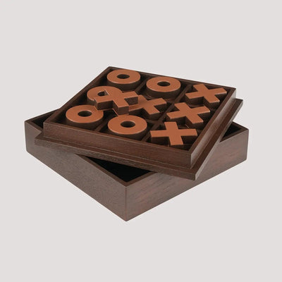 Eccotrading Design London Accessories Tic Tac Toe Box Leather And Cork House of Isabella UK