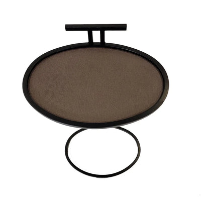 Eccotrading Design London Dining Cocktail Table Oval Valen Leather House of Isabella UK