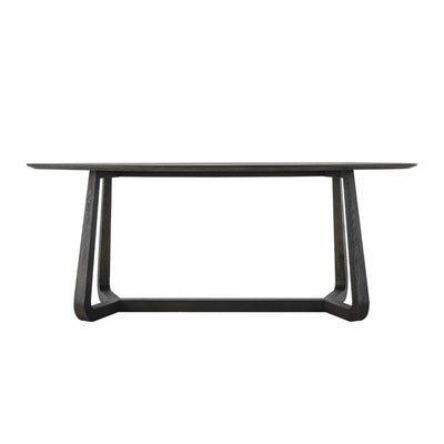 Eccotrading Design London Dining Renmin Oval Dining Table Carbon Oak 200cm House of Isabella UK