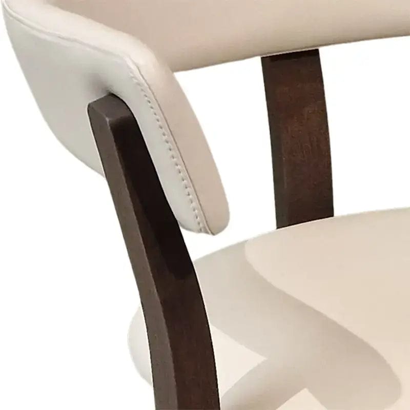 Eccotrading Design London Dining Strata Curve Leather Dining Chair House of Isabella UK
