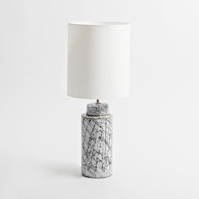 Eccotrading Design London Lighting Speckle Ceramic Lamp Grey House of Isabella UK