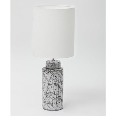 Eccotrading Design London Lighting Speckle Ceramic Lamp Grey House of Isabella UK