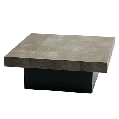 Eccotrading Design London Living Cube Coffee Table Shagreen Leather House of Isabella UK