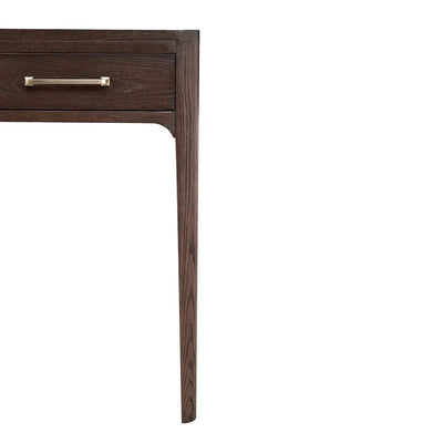 Eccotrading Design London Living Hudson 3 drawer console brushed brown oak House of Isabella UK