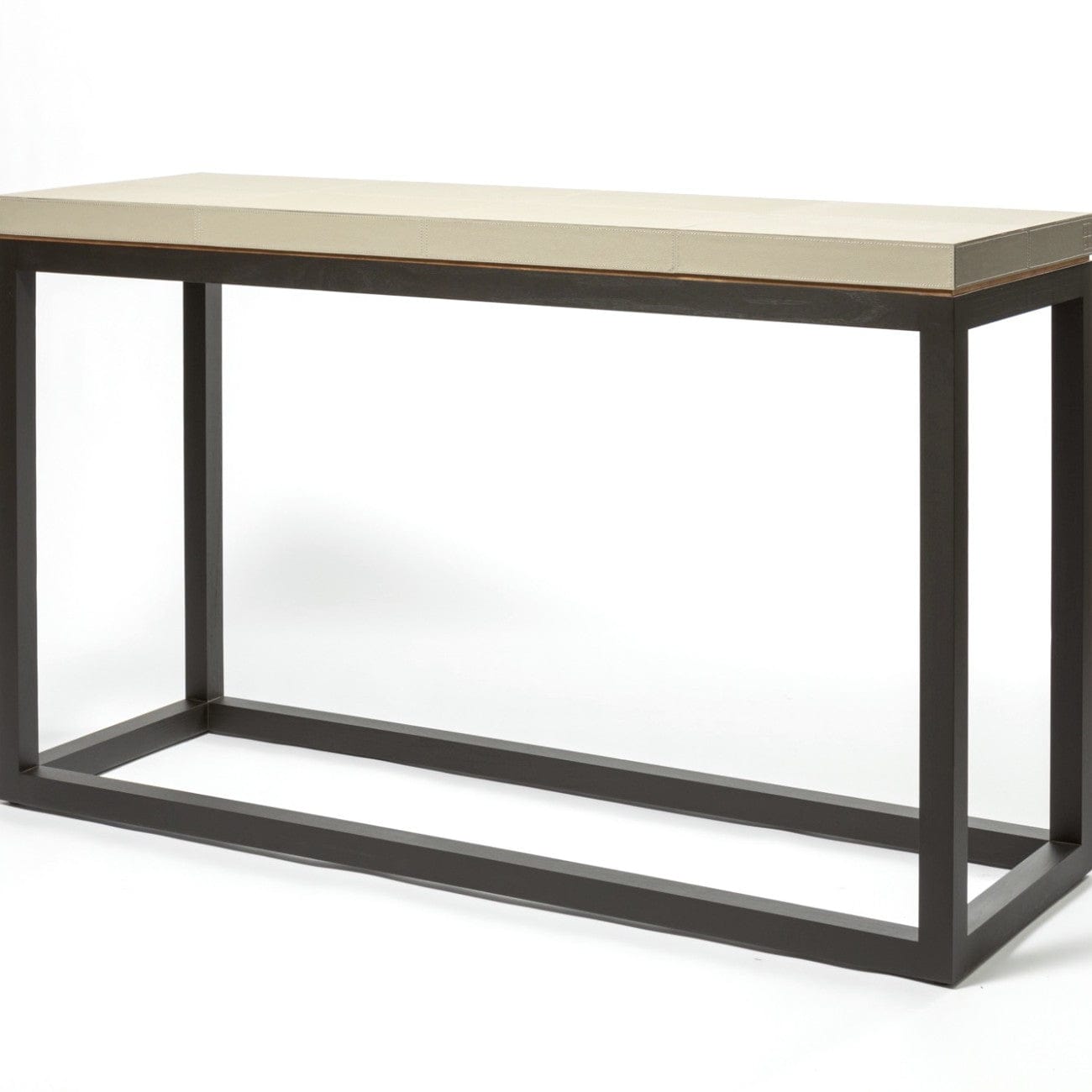 Eccotrading Design London Living Linea D'Oro Console French Grey Leather House of Isabella UK