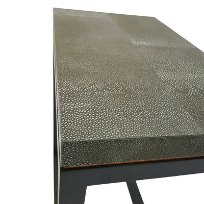 Eccotrading Design London Living Linea D'Oro Side Table Shagreen Leather House of Isabella UK