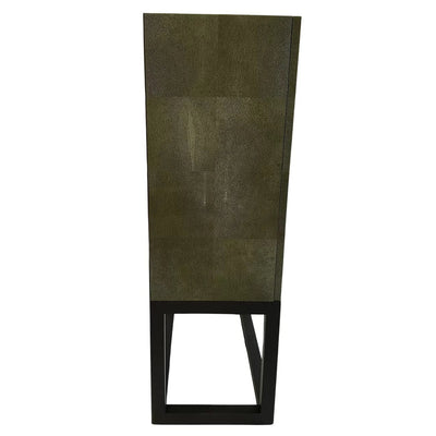 Eccotrading Design London Living Linea Nera Armoire Shagreen Leather House of Isabella UK