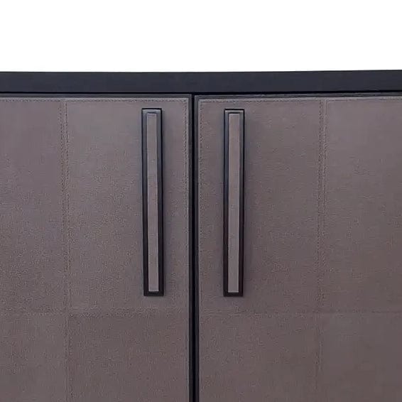 Eccotrading Design London Living Paragon Cabinet 2 Door Leather Valen House of Isabella UK