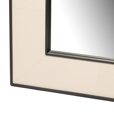 Eccotrading Design London Mirrors Rectangle Mirror Pumice Leather House of Isabella UK