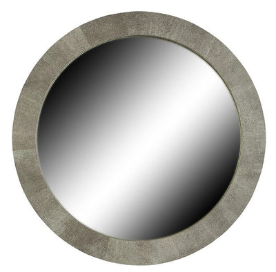 Eccotrading Design London Mirrors Round Mirror Shagreen Leather House of Isabella UK