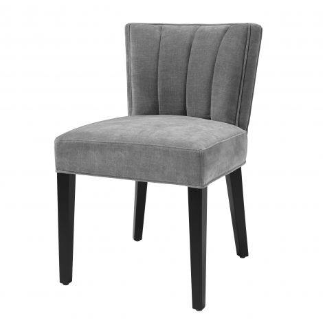 Eichholtz Dining Copy of Dining Chair Windhaven Clarkc Grey ( Fabric creases ) - SET OF 2 | OUTLET House of Isabella UK