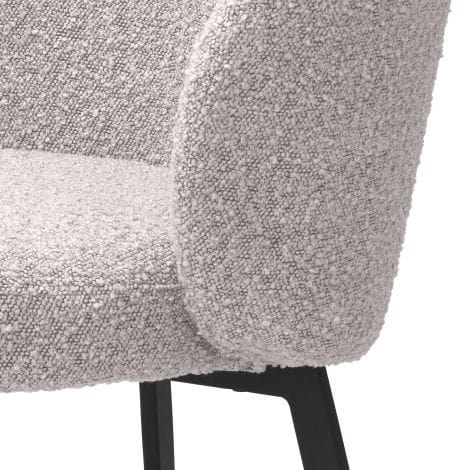 Eichholtz Dining Dining Chair Lloyd set of 2 Bouclé grey House of Isabella UK