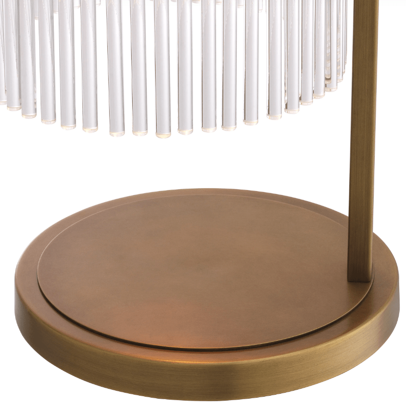 Eichholtz Lighting Copy of Table Lamp Pimlico - Gold & Nickel Finish with Champagne Glass House of Isabella UK