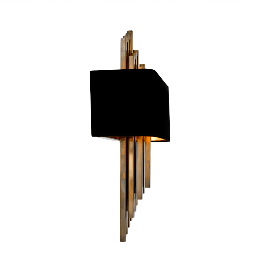 Eichholtz Lighting Wall Lamp Caruso Brass House of Isabella UK