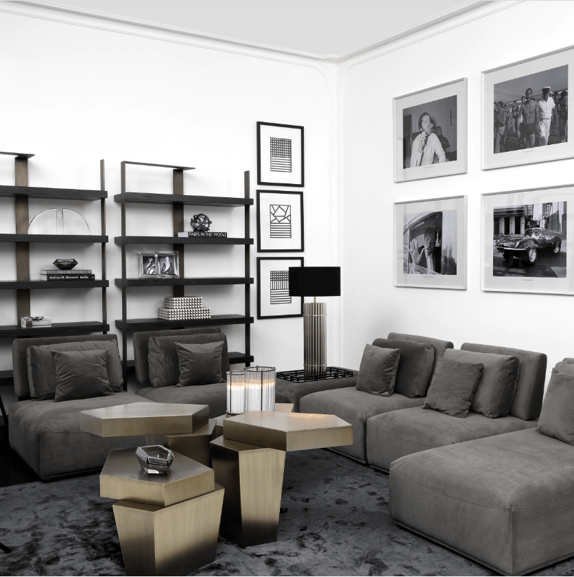 Eichholtz Living Chair Mondial - Granite Grey House of Isabella UK