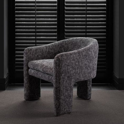 Eichholtz Living Chair Pebbles Cambon black House of Isabella UK