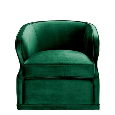 Eichholtz Living Swivel Chair Dorset Roche green velvet House of Isabella UK
