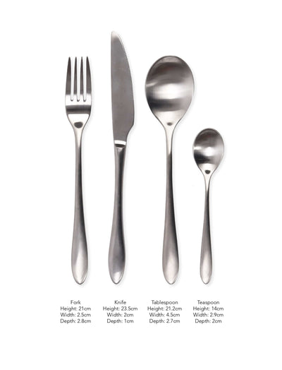 Garden Trading Accessories 16 Piece Cutlery Set - Silver House of Isabella UK