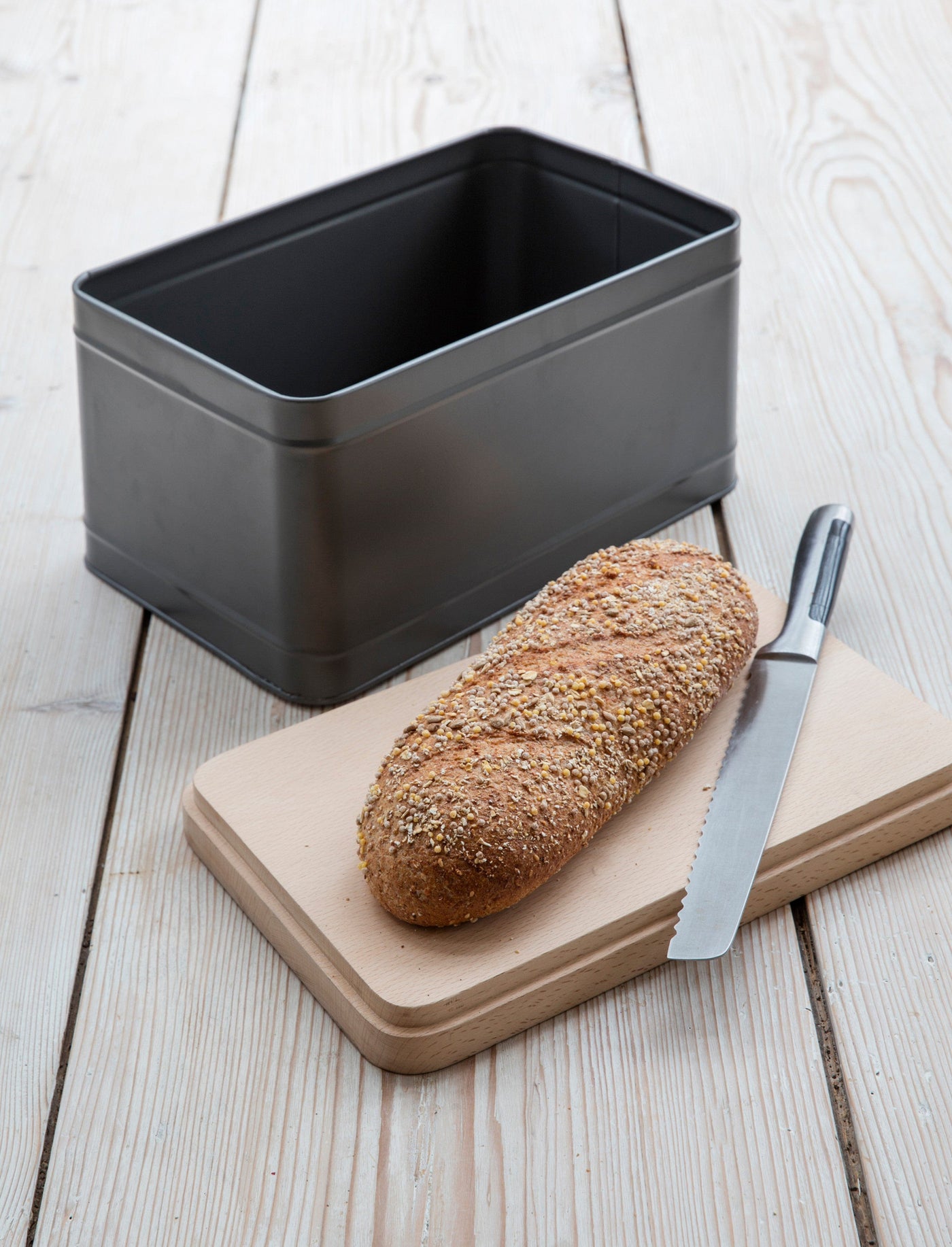 Garden Trading Accessories Borough Bread Bin - Charcoal House of Isabella UK
