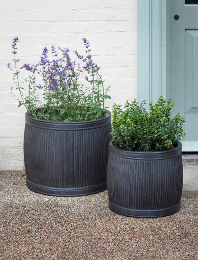 Garden Trading Accessories Set of 2 Bathford Round Planters House of Isabella UK