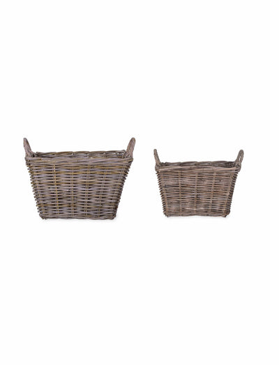 Garden Trading Accessories Set of 2 Bembridge Storage Baskets - Rattan House of Isabella UK