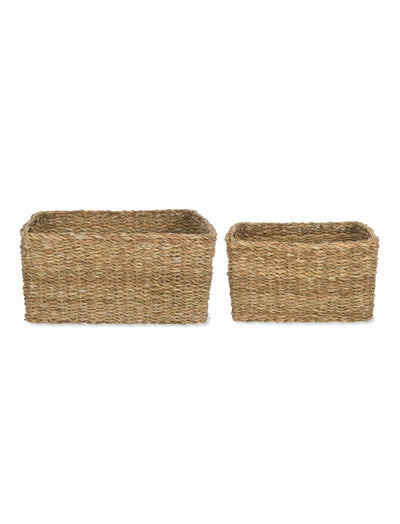 Garden Trading Accessories Set of 2 Brading Rectangular Baskets House of Isabella UK